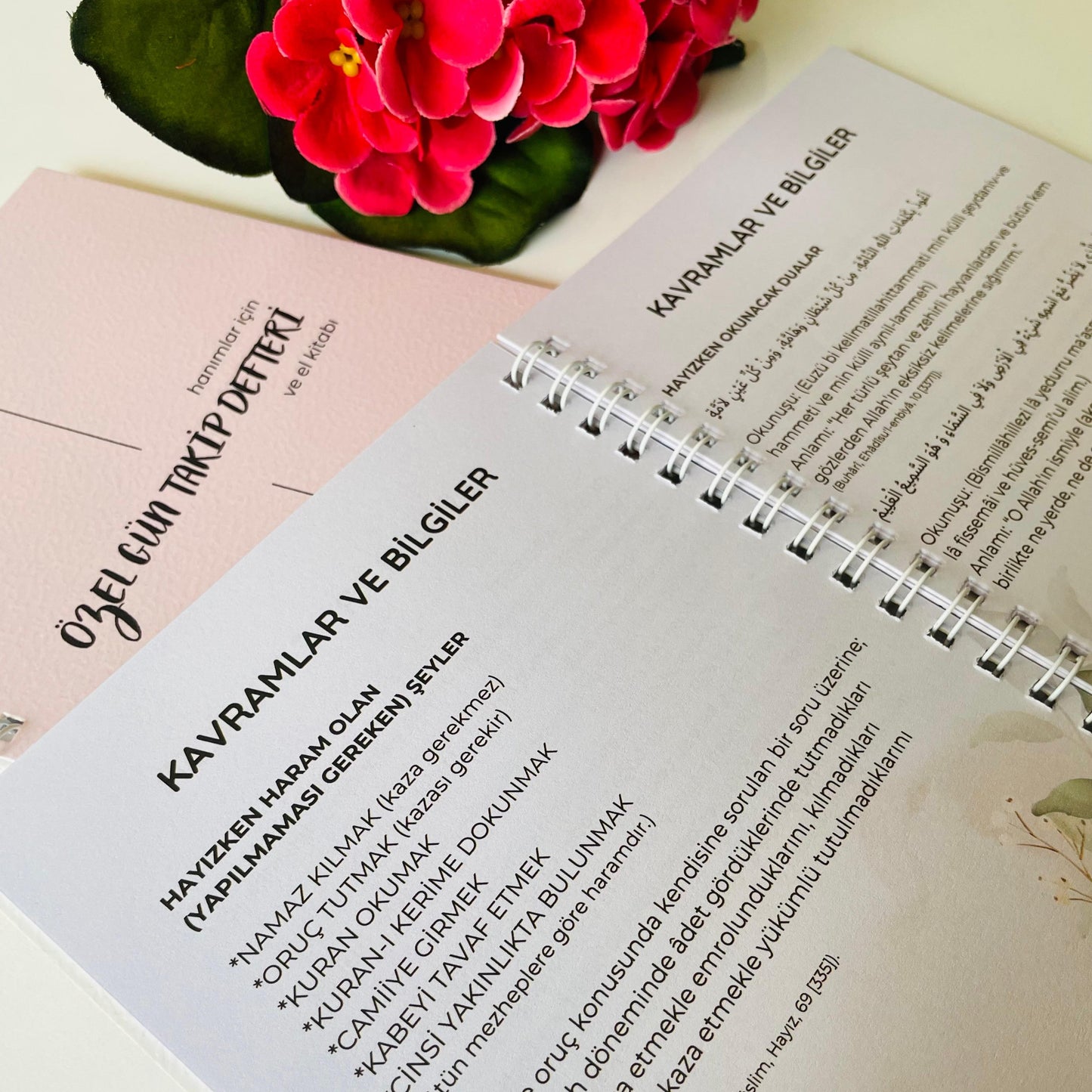 Hanımlar için ÖZEL GÜN TAKİP DEFTERİ