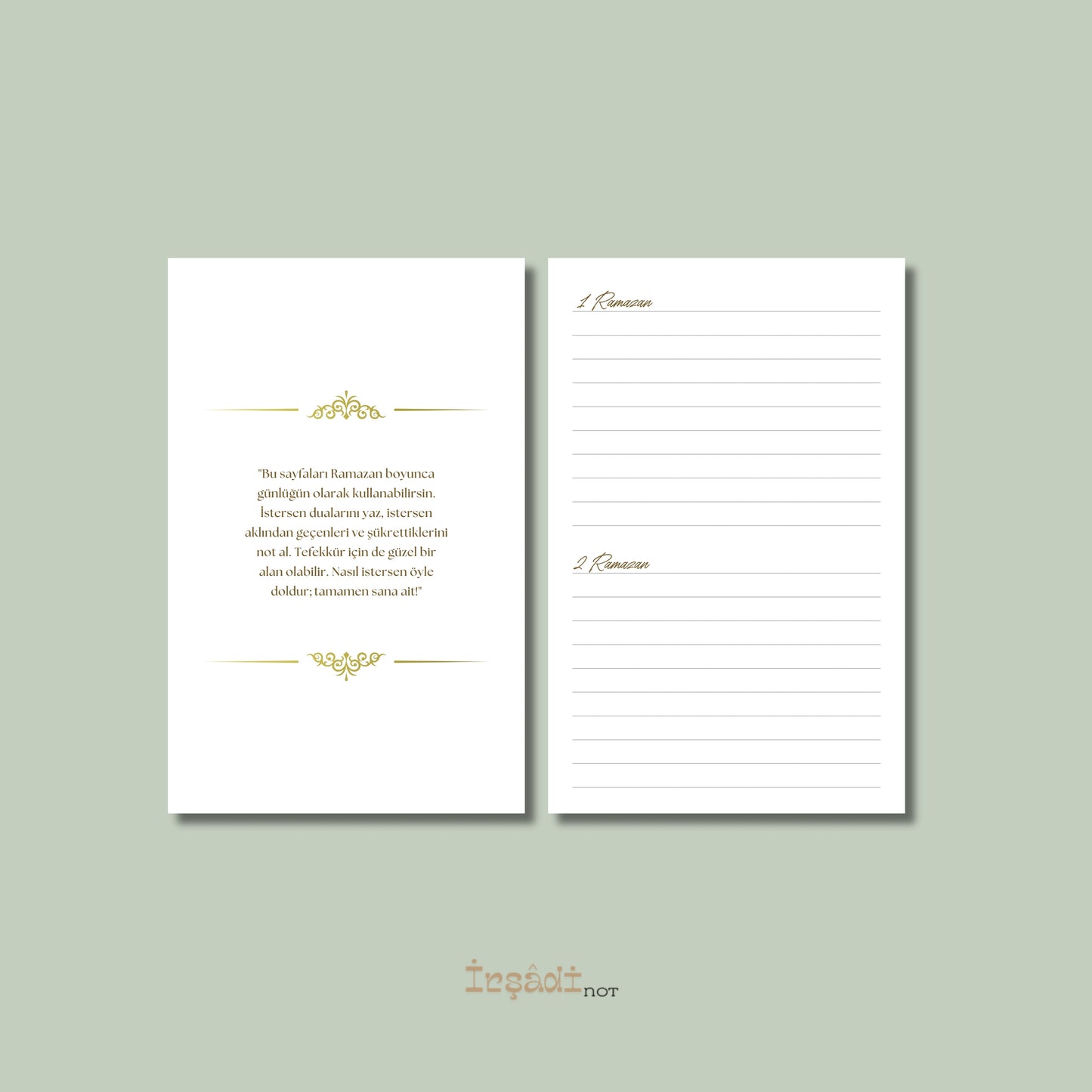 Ramazana Özel Bilgilendirici Ajanda