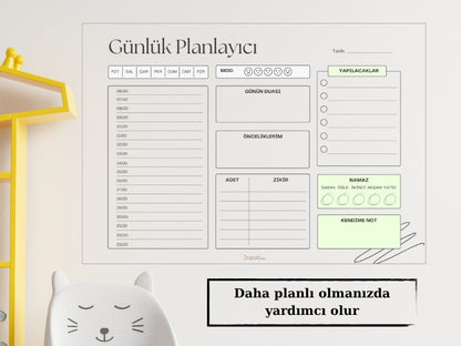 Statik Akıllı Tahta-Günlük Planlayıcı